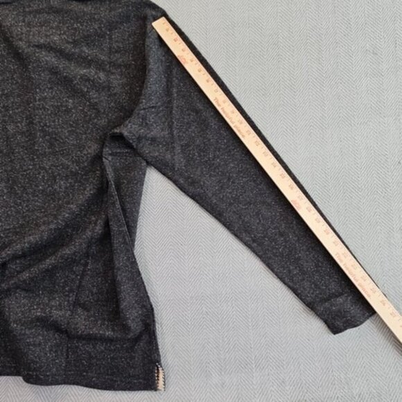 Weatherproof Vintage Shirt Men's Henley XL Black Heathered Long Sleeves NWT - Picture 13 of 14